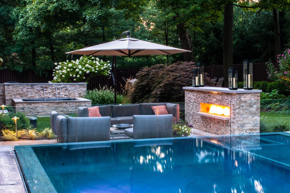 Swimming Pool Landscaping Ideas Bergen County Northern Nj Traditional Pool New York By Cipriano Landscape Design Custom Swimming Pools