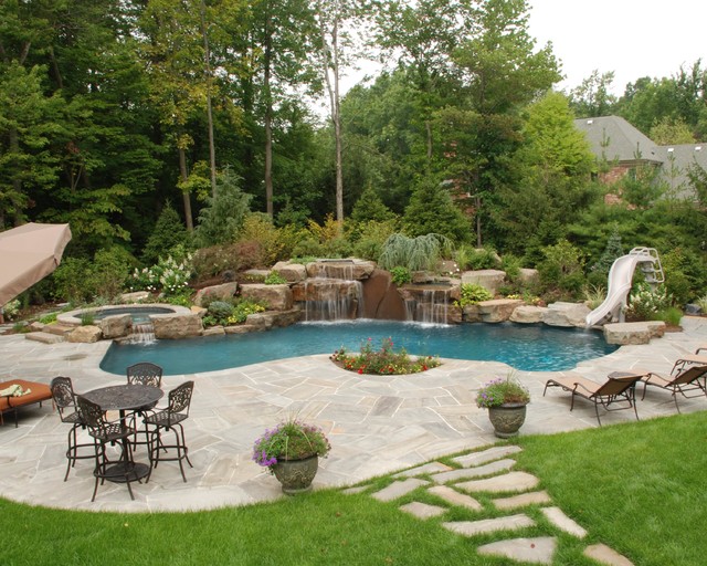Swimming Pool Patio Design, Landscape Architect Bergen County Nj