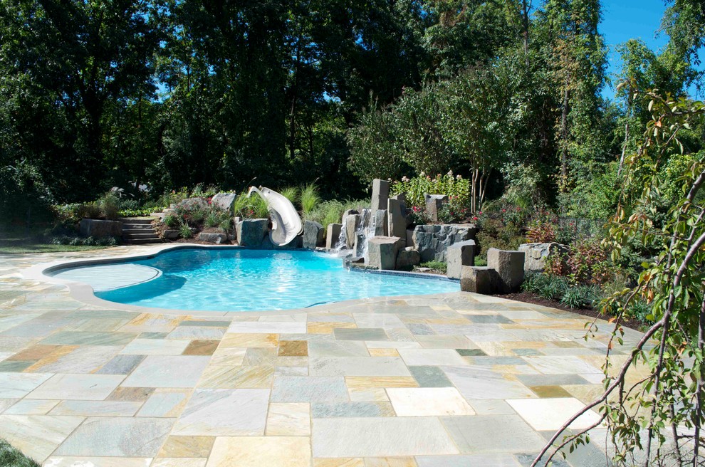 Swimming Pool Patio Design, Landscape Architect Bergen County Nj