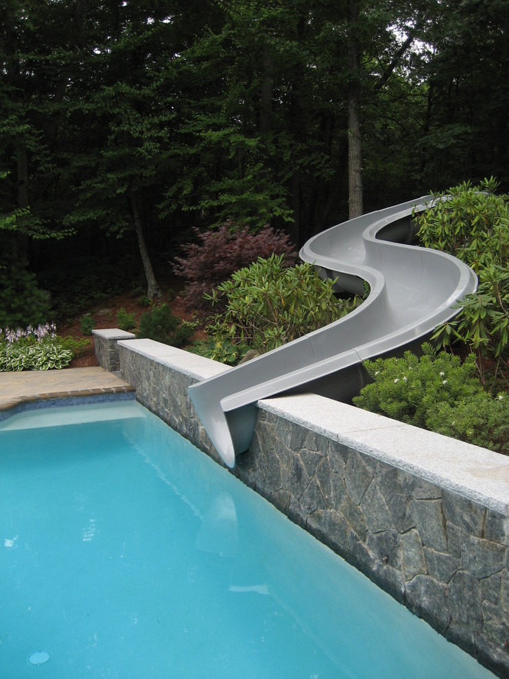 Example of a trendy pool design in Boston