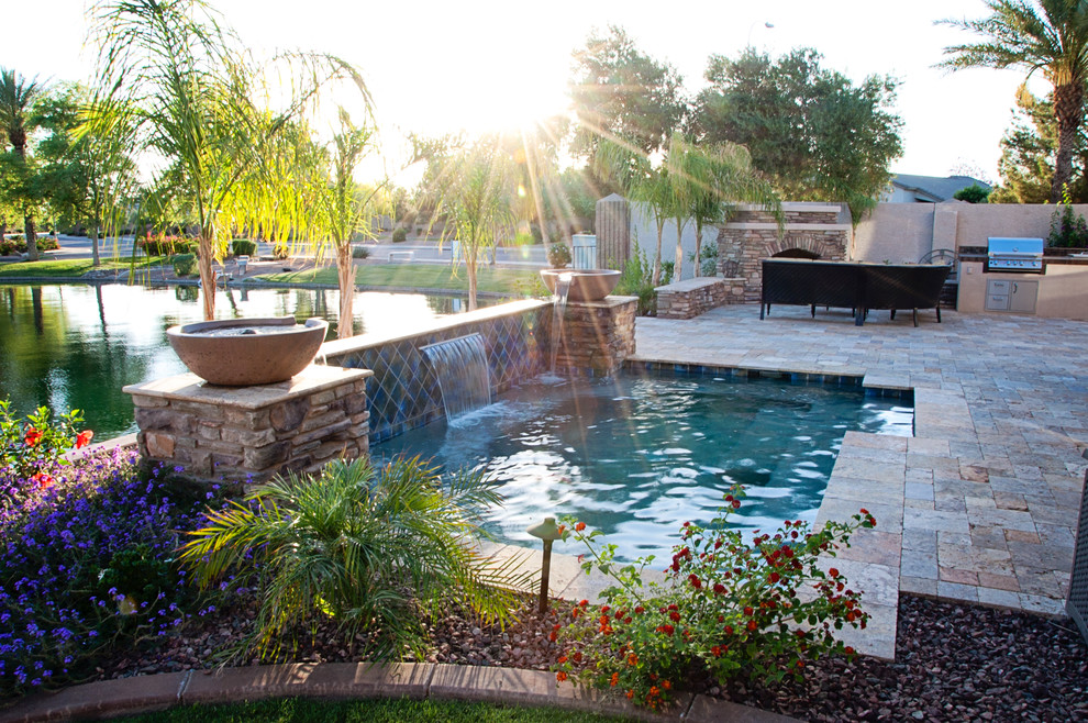 Swimming Pools Traditional Pool Phoenix by Alexon Design Group