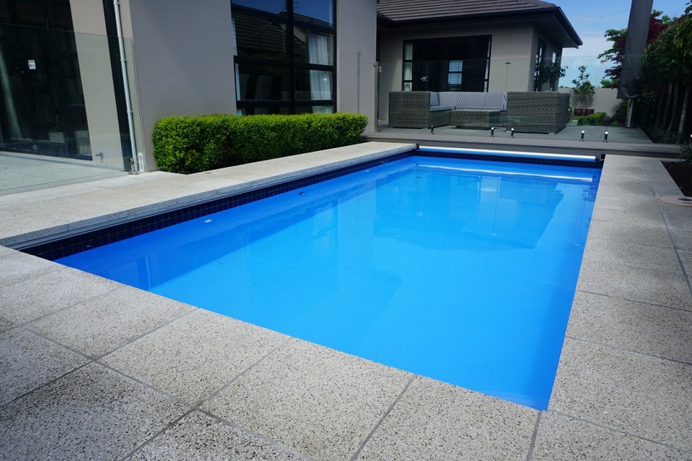 Modern swimming pool in Christchurch.