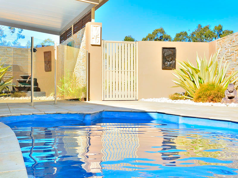 Moderner Pool in Brisbane