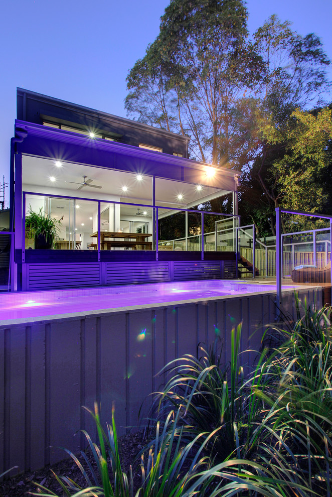 Tarragindi home Contemporary Pool Brisbane by evermore designed