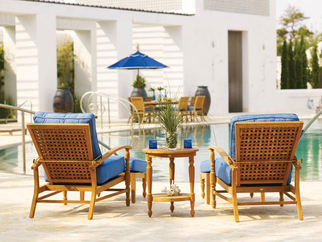 Teak Lounge Chairs and Outdoor Sofa by Summer Classics Traditional Patio Birmingham by Summer Classics Houzz IE