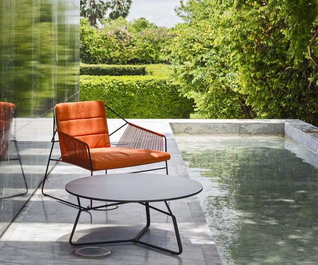 Terrassen Lounge Sessel aus Edelstahl - Modern - Patio - Essen - von  Livarea | Houzz