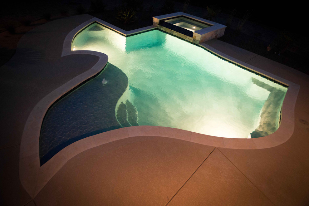 Inspiration for an eclectic pool remodel in Austin
