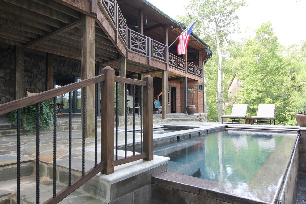 The Bartlett Addition Rustic Swimming Pool & Hot Tub DC Metro