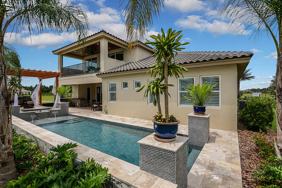 The Cordova Mediterranean Pool Tampa by Sharp Design Studio Houzz