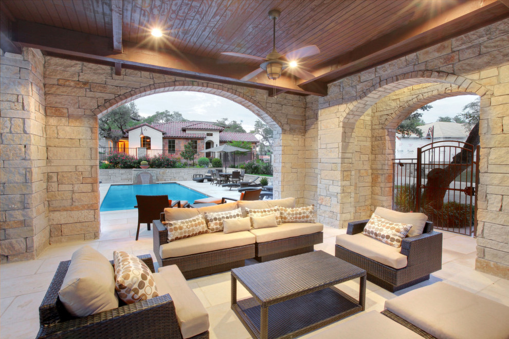 The Grove at Falconhead Transitional Patio Austin by Ash Creek
