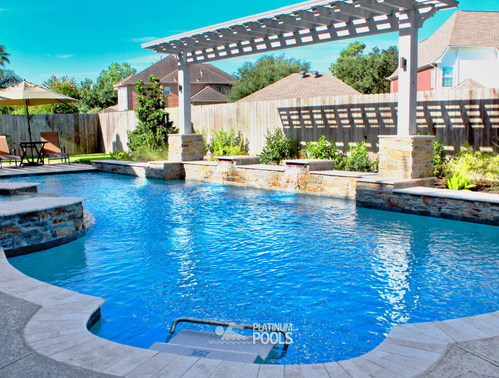 This is an example of a traditional swimming pool.