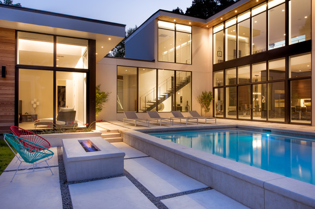 modvirke Bytte virkelighed The Jetsetter | Dallas - Contemporary - Pool - Dallas - by Bauhaus Custom  Homes | Houzz