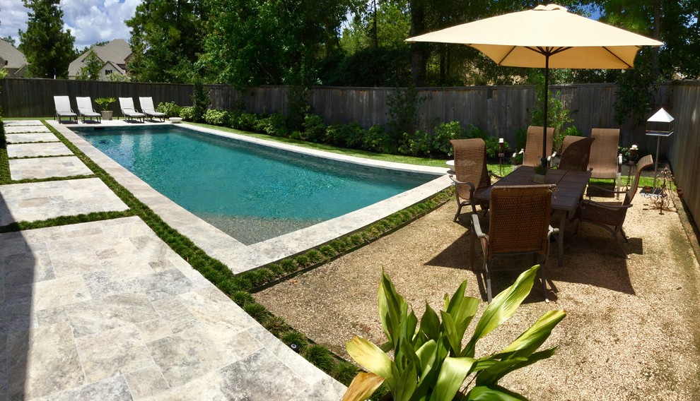 The Life of Ease in Woodforest Contemporary Pool Houston by