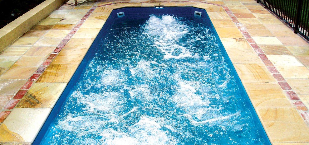 Пример оригинального дизайна: бассейн в морском стиле