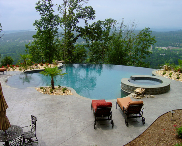 TN Mtn. Pool Modern Pool Atlanta by Artistic Pools Atlanta GA