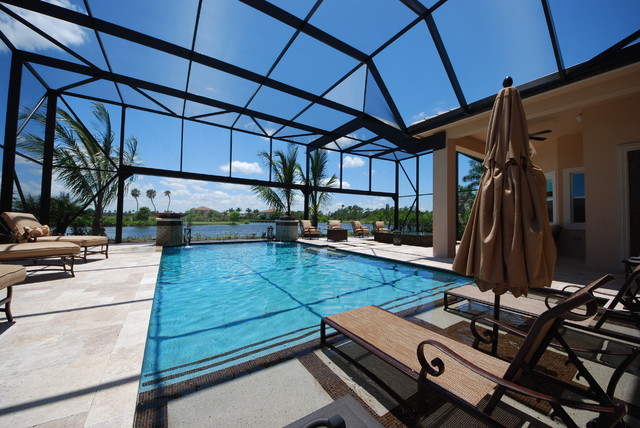 Toll Brothers Pool Screen - Contemporary - Swimming Pool & Hot Tub ...