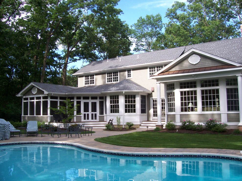 Toms River House Traditional Pool New York by Sweebe