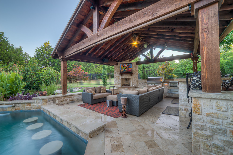 Torres - Traditional - Pool - Dallas - by Southernwind Pools Inc. | Houzz