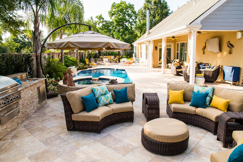 Traditional Kenner Residence Traditional Patio New Orleans by