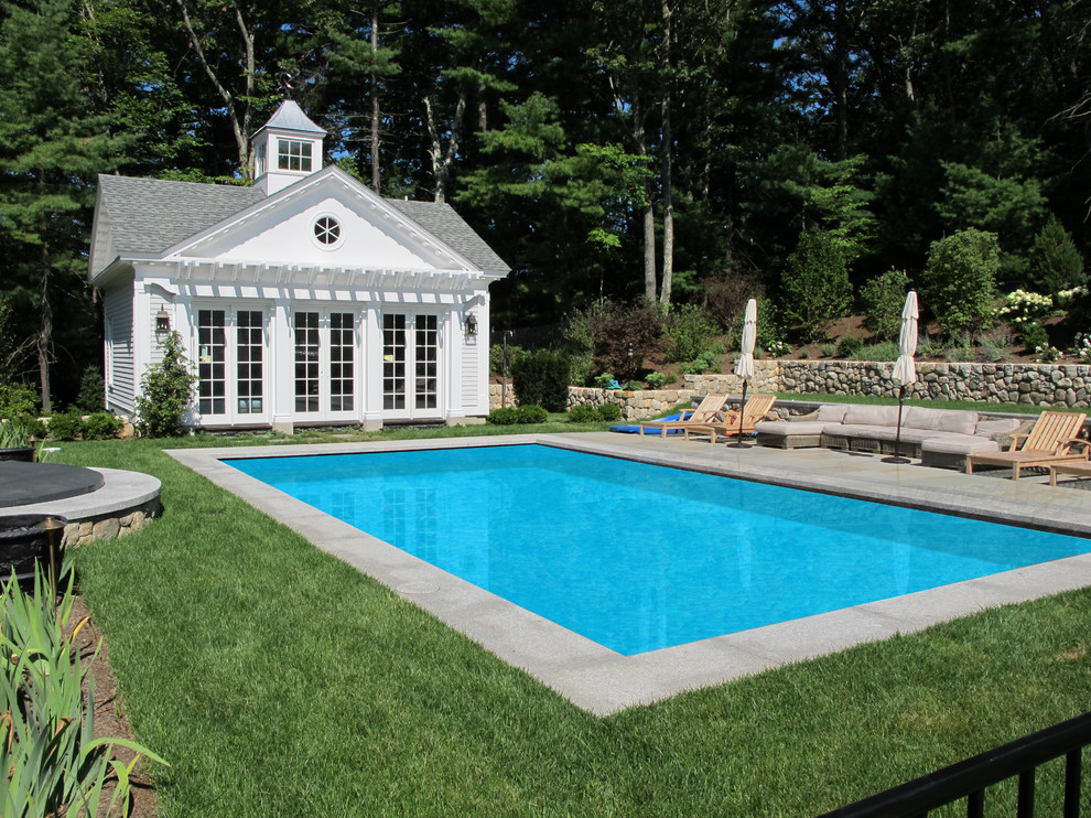 Pool - traditional rectangular pool idea in Boston