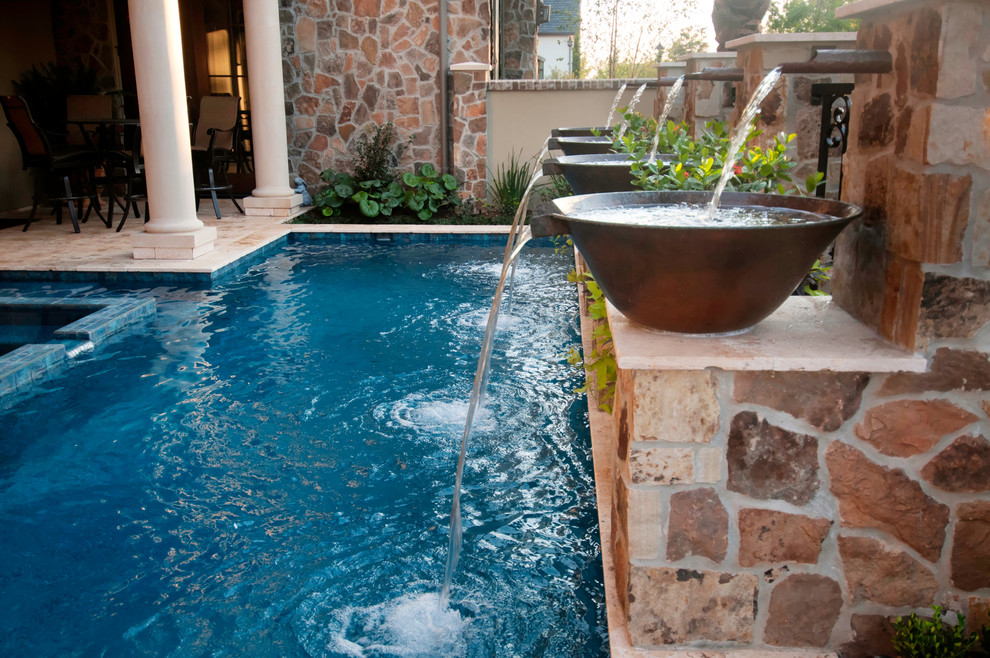 Tranquility Traditional Pool Houston by Texas Pools Houzz