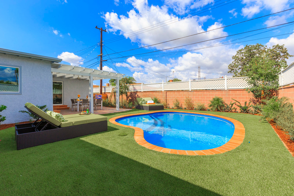 Trenton Transitional Pool Orange County by Landworks Construction Houzz