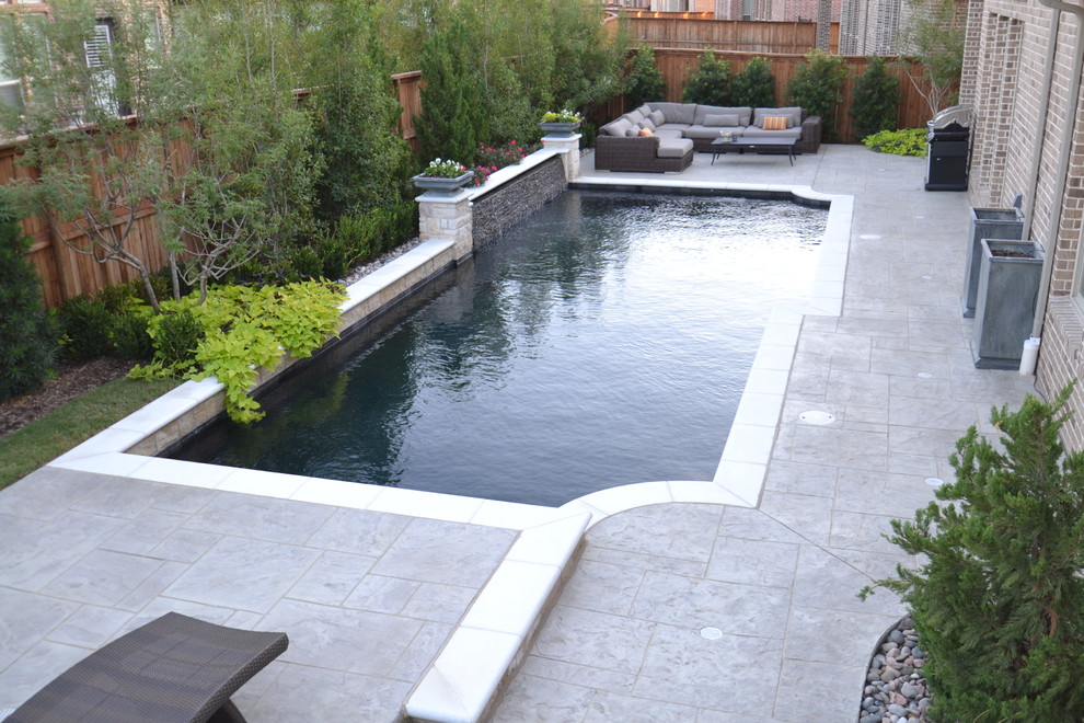 Trophy Club Contemporary Pool - Contemporary - Pool - Dallas - by Mike