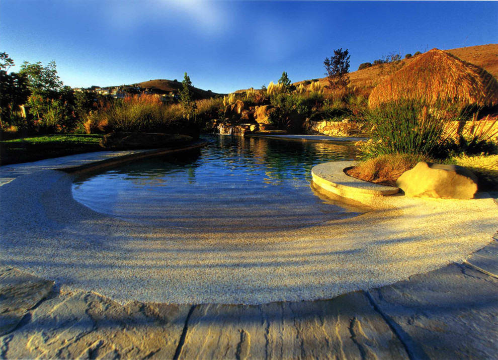 Immagine di una piscina naturale tropicale