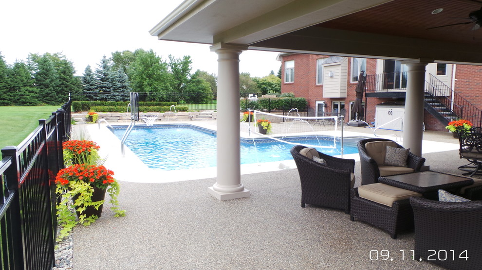 Tru El Sports Pool Contemporary Pool Detroit by WIND SURF