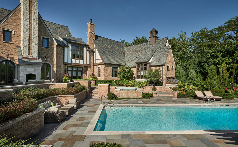 Tudor Manor - Pool - Chicago - by Charles Vincent George Architects ...