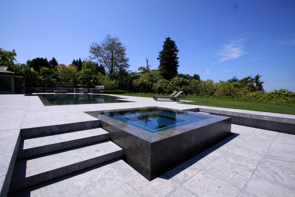 Example of a trendy pool design in Vancouver