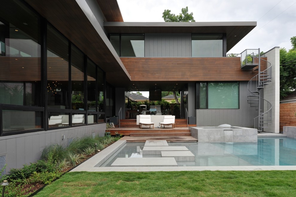 Underwood Contemporary Pool Houston by StudioMET Architects Houzz