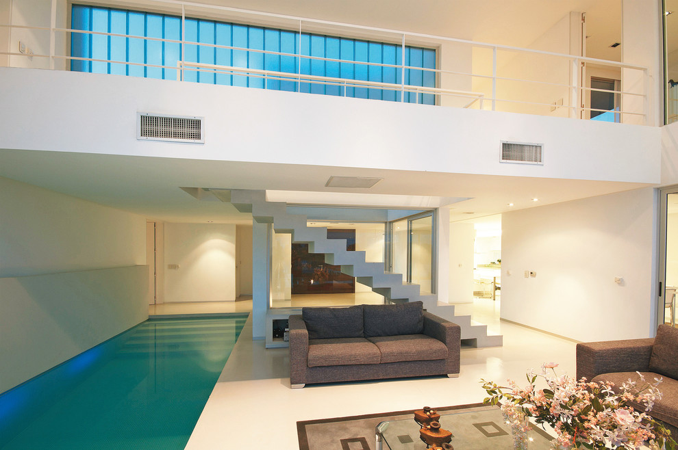 Design ideas for a contemporary swimming pool in Other.
