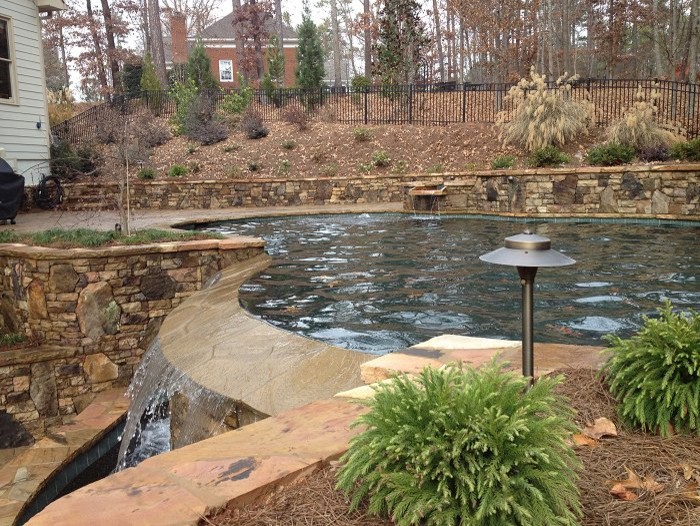 Example of a classic pool design in Atlanta