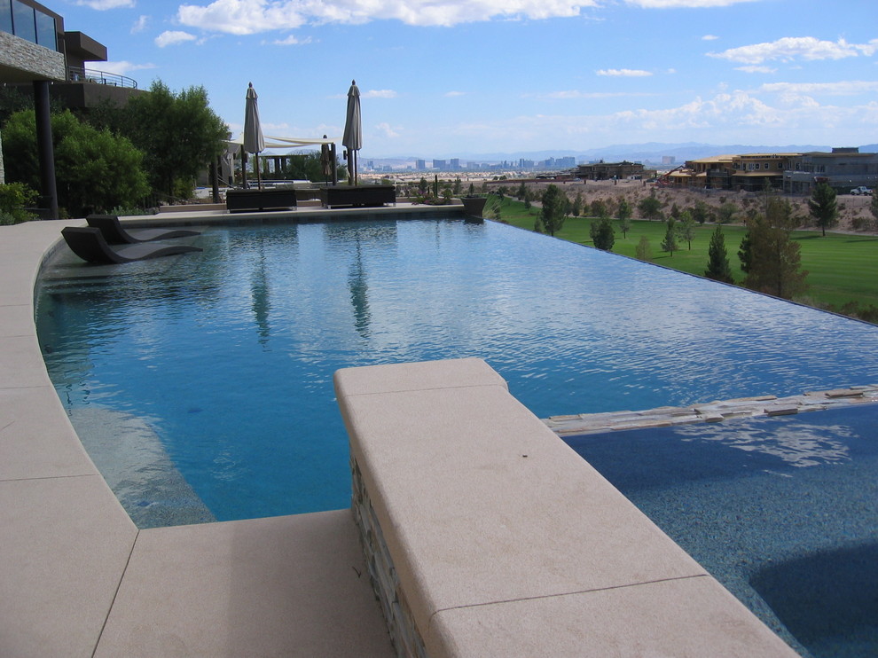 Vegas Residence - Modern - Pool - Las Vegas - by Sage Design Studios ...