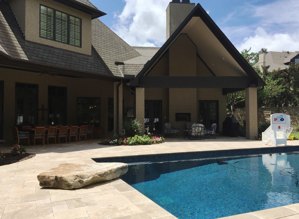 Vestavia, AL Gunite Pool with Raised Tanning & Jumping Rock Pool Birmingham by Hollywood