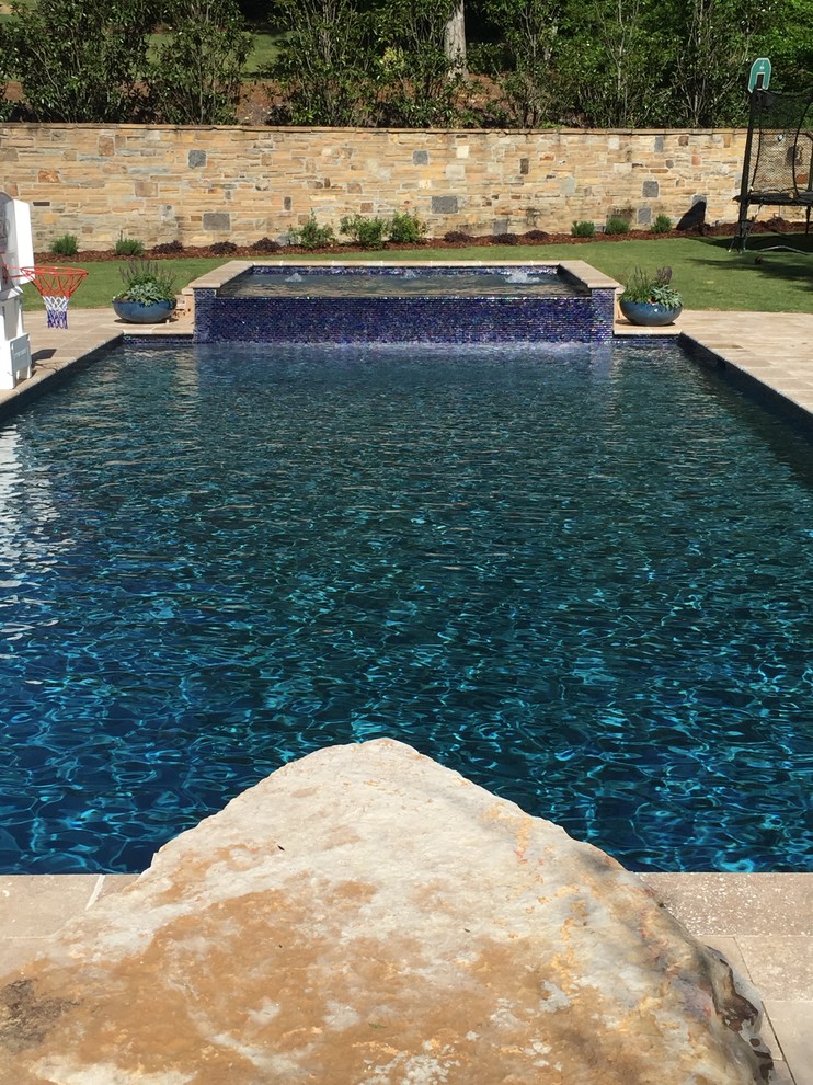 Vestavia, AL Gunite Pool with Raised Tanning & Jumping Rock Pool Birmingham by Hollywood