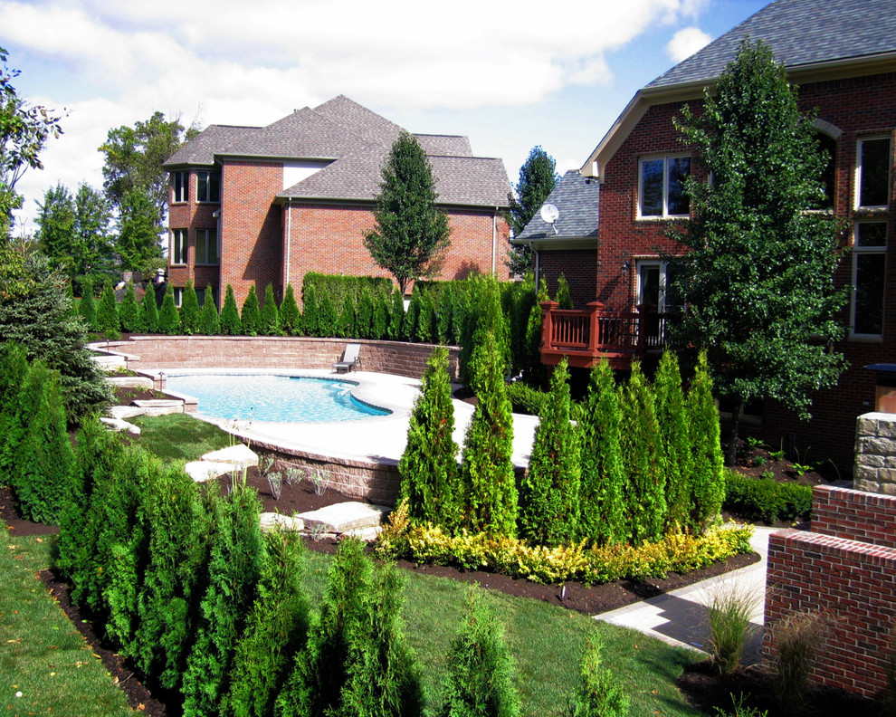 Washington Township Custom Swimming Pool with Elevation - Swimming Pool ...
