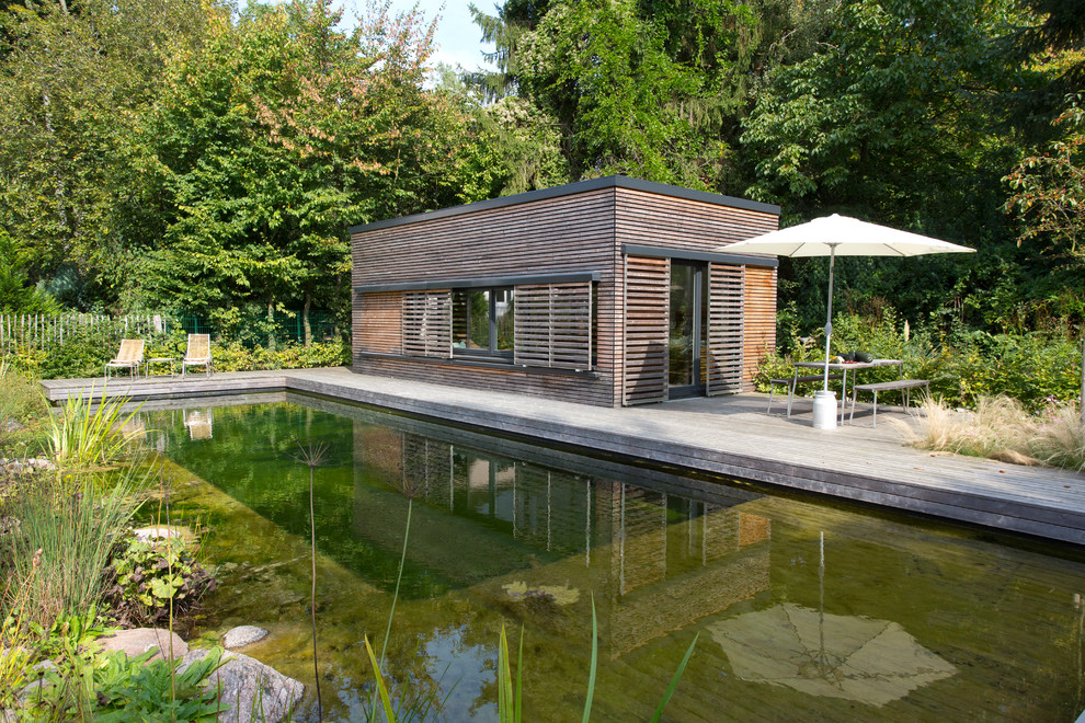 Wassergarten Contemporary Pool Hamburg by Gärtner von