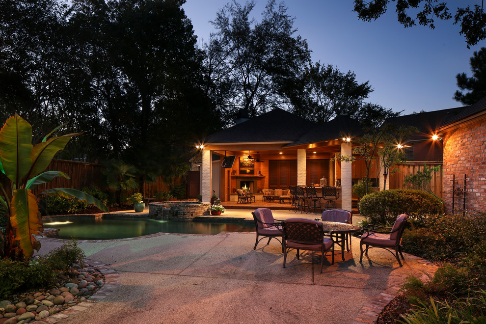 Weimar Pool Cabana Traditional Pool New Orleans by Lionel F