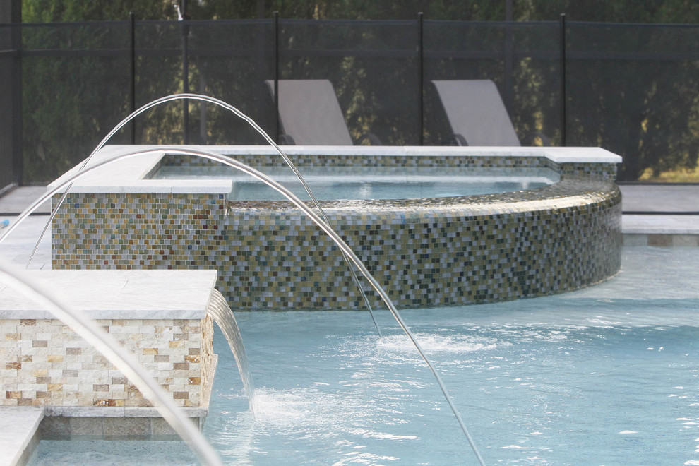 Wellington Manor Lutz Traditional Pool Tampa by Grand Vista