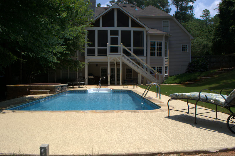 West Cobb County Renovation Traditional Pool Atlanta by Brown's