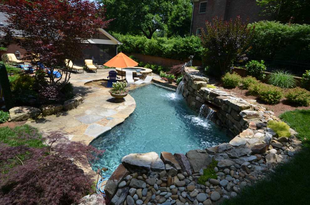 West Knoxville Small backyard pool Traditional Pool Other by