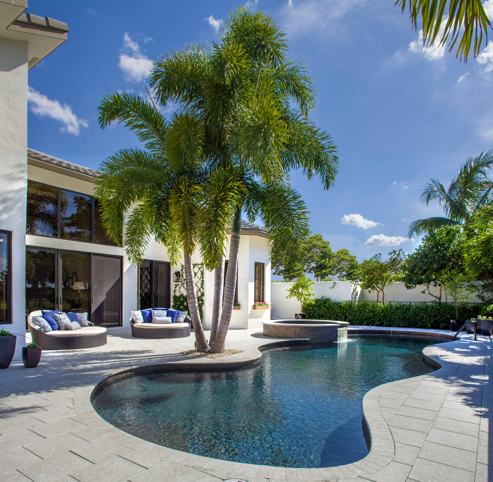 Pool - tropical pool idea in Tampa