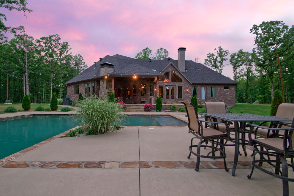 Westcliffe Project Rustic Swimming Pool & Hot Tub Little Rock