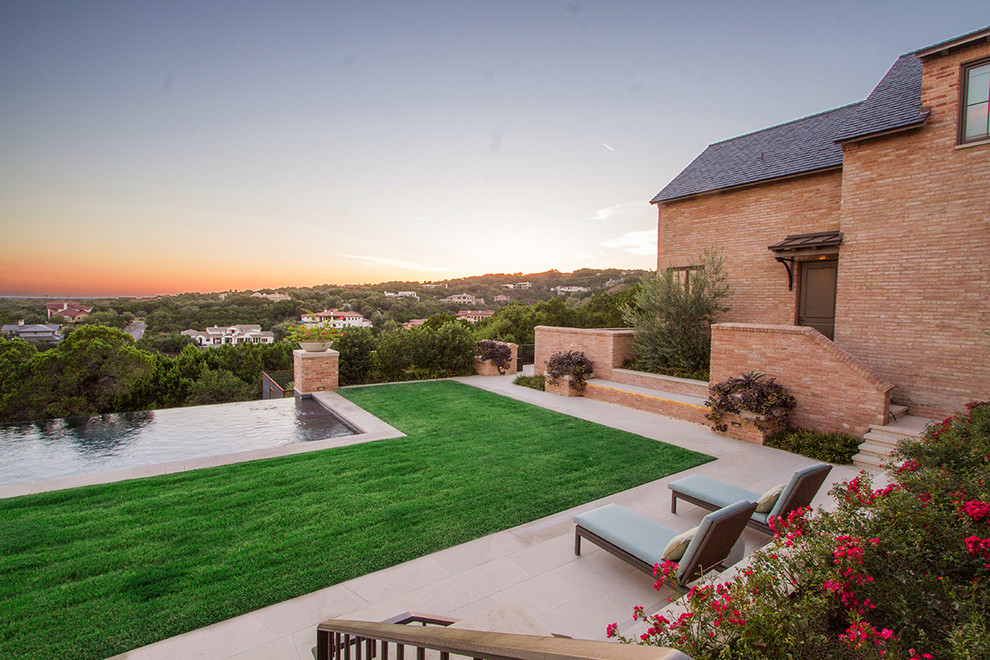Westlake Hills 1 Farmhouse Pool Austin by The Garden Design