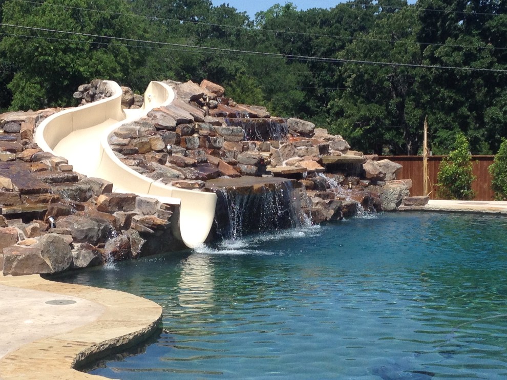 White Project - Beach Style - Pool - Dallas - by Liquid Concept Pools ...