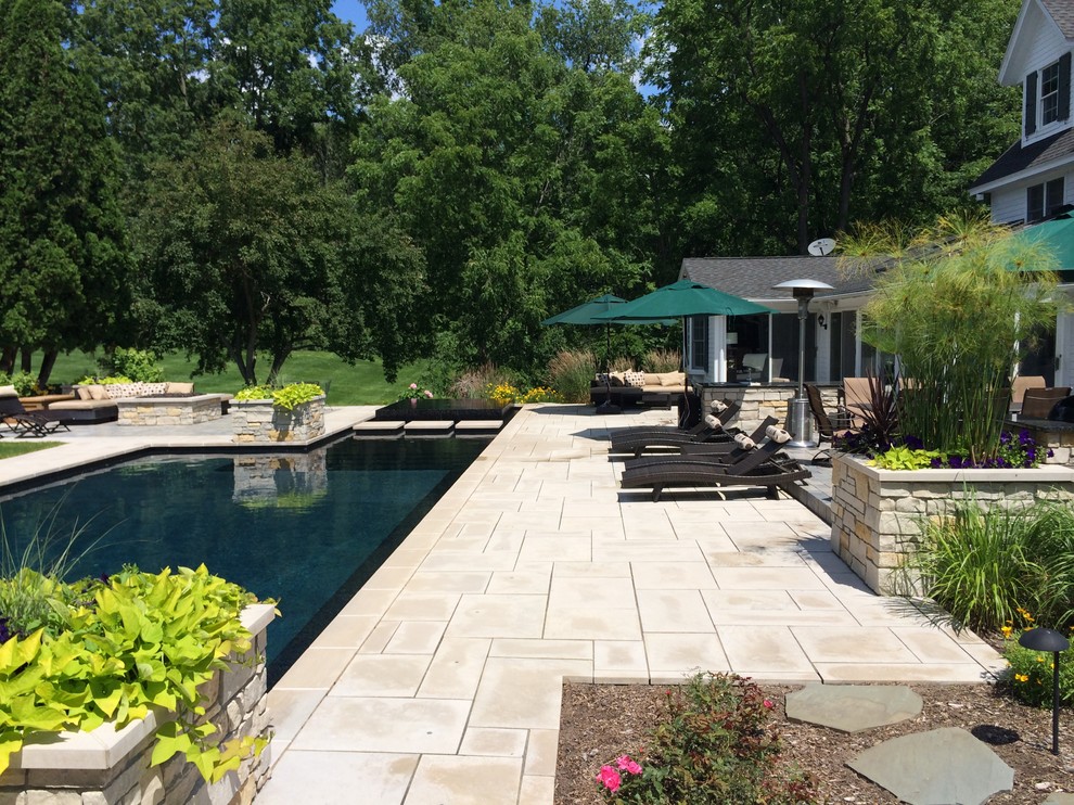 Whitneyville Project Modern Pool Grand Rapids by LPTT