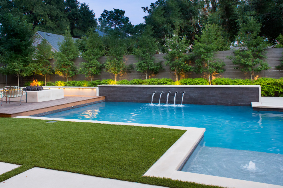 Williamstown Contemporary Pool Dallas by AquaTerra Outdoors Houzz