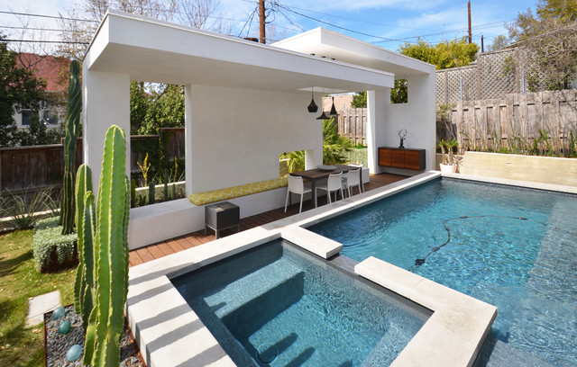 Winflo Cabana and Pool - Modern - Pool - Austin - by Chioco Design | Houzz